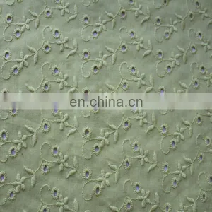 Cotton Embroidery Textiles and Fabrics 60s Customized Design and Color thumbnail-4