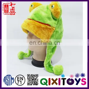 Hot Sell Good Quality Promotional Item Interesting Plush Animal Shaped Hat Factory in China thumbnail-6