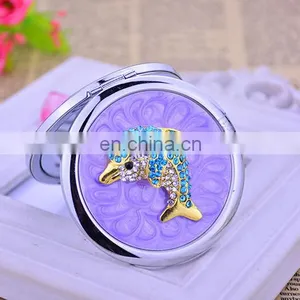 Dolphine Design Your Own Compact Mirror Big Makeup Mirror Portable Cosmetic Mirror thumbnail-3