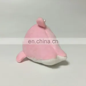 Dolphin Pink Cute Mini Soft Stuffed Sea Animal Plush Keychain thumbnail-2