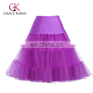Grace Karin Medium Orchid Skirt Petticoat Underskirt Crinoline for Vintage Dresses CL008922-4 thumbnail-1