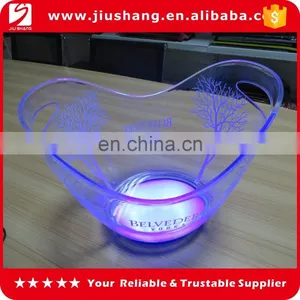 New Design Bar Use Led Plastic Champagne Bucket With Handle thumbnail-1