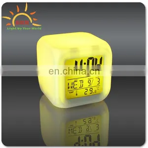 Rotate the Multi-function Clock 7 Colour,LED Backlight Alarm Clock thumbnail-5