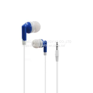 3.5mm Noise Cancellation Cheap Disposable and Good Quality Earphone thumbnail-1