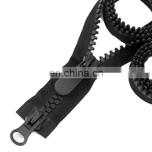 Black Long Chain Nylon Zipper Polyester Waterproof Zipper Factory Price Zipper thumbnail-3