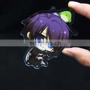 New Creative Printed Acrylic Keychain With Japanese Cartoon Image thumbnail-6