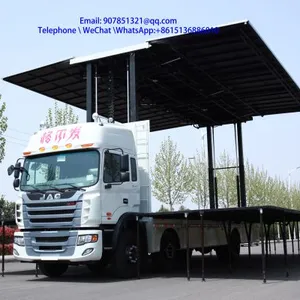 9.6 m Road Show LED Mobile Advertising Vehicleled Stage Truck for Sale thumbnail-1