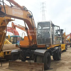 USED HITACHI 100WD MOBILE EXCAVATOR SALE thumbnail-4
