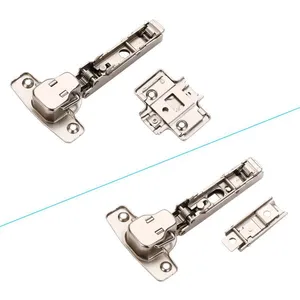 Filta Furniture Hardware NEW 35mm 4D Adjustable Soft Closing Clip On Cabinet Cupboard Frameless Door Hinge thumbnail-3