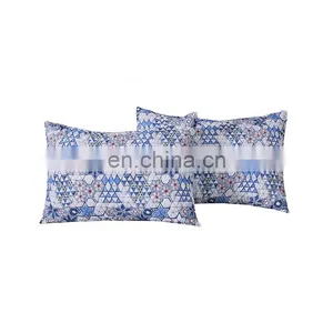 Printed Chinese Brake Herb Brushed Microfiber Polyester Fabric Bedsheets Quilted Bedspread Bedding Set thumbnail-5