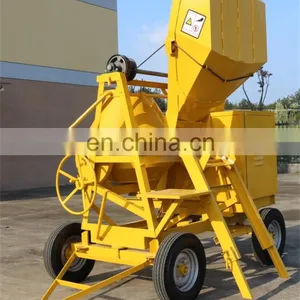 500L Four Wheeled Diesel Self Loading Concrete Mixer Machine Portable With Lift Price thumbnail-2