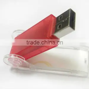 1gb Promotion Plastic Clamp Usb Flash Drive thumbnail-1