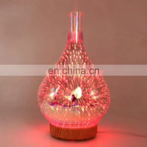 2018 New Product Oem Rechargeable Aroma Essential Oil Diffuser 3d Glass Electric Aroma Diffuser thumbnail-3