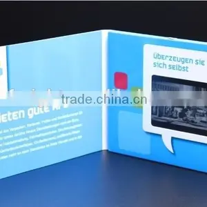 7 Inch Video Brochure With TFT LCD Screen Player for Advertise Factory Support Long-term thumbnail-5