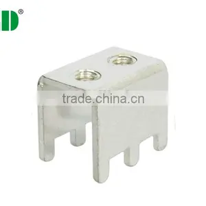 PCB Terminal Brass With Screw M4 AO-15/6J-N2 Silver Color thumbnail-1