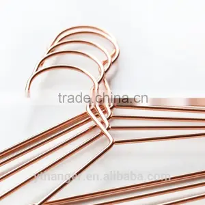 Coat Copper Hanger Shirt Rose Gold Metal Hanger Metal Wire Coat Hangers Quality Choice thumbnail-5