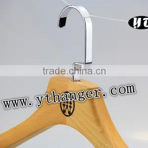 Customized Wooden Men Coat Hanger thumbnail-2