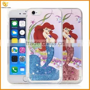 for Iphone 6 Plus Mermaid Printed 3d Quicksand Tpu Phone Case thumbnail-2