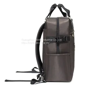 Fashionable Black Briefcase Leisure Business Custom Logo Backpack Light Luxury Waterproof Backpack High Quality CLH18-0102 thumbnail-1