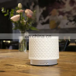 Essential Oil Diffuser for Large Room 280ml Ceramic Cool Mist Aromatherapy Humidifier - 7 LED Lights, Auto Off thumbnail-5
