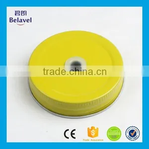 Wholesale Food Grade Jar Cap Colorful Custom Mason Jar Metal Lids thumbnail-2