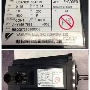 USAGED-05AS1S Yaskawa Motor With ABS Encoder Programmable Servo thumbnail-1