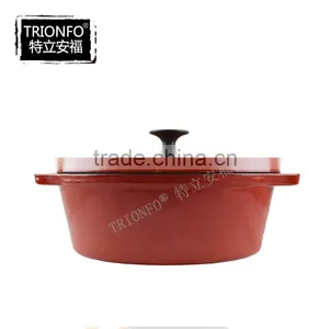 FDA Approved Color Enameled Cast Iron Cookware TR1007 thumbnail-1