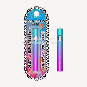 New Design 510 Voltage Control 350mah Battery With Micro Usb Port for Cbd Cartridges and Tanks thumbnail-3