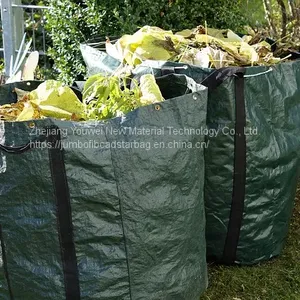 Big Bags for Firewood Packing Potato Bulk Container for Fuel Pellet1000kgs Flat Color Printing Featur Bottom Loop Safety thumbnail-4