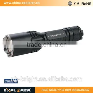 HIGH LUMEN ALUMINUM POLICE TACTICAL T6 LED FLASHLIGHT thumbnail-1