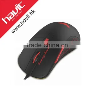 Gaming Mouse With Light DPI 800-1200-2000-2800 6 Key HAVIT Brand thumbnail-1