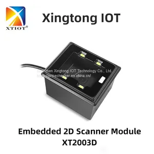 XT2003D Recessed QR Code Reader Fixed Mount QR Code Reader Embedded Barcode Scanner thumbnail-1