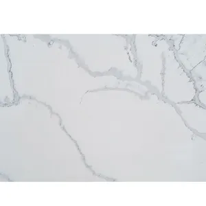 Code：1010，Calacatta Artificial Stone Quartz Slab Kitchen Countertops thumbnail-2