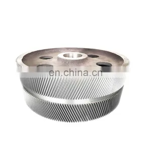 Top Quality OEM Girth Gear Forging Double Helical Ring Gear Helical Gear Factory Good Price thumbnail-3