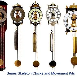 Skeleton Wall and Grandfather Clocks thumbnail-1