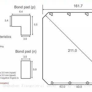 Sunpower 161.7mm Mono Solar Cell High Efficiency 6.33w Bin Ln Maxeon Gen 5 Cell Flexible Solar Cells thumbnail-2