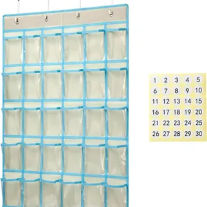 Classroom Pocket Chart Organizer,Cell Phones Calculator Holder,Hanging Wall Organizers thumbnail-5