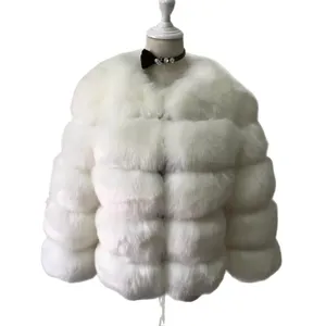 Fur Europe and America Hot Selling Fox Fur Coat Women's Short Long Sleeve Fur Fox Fur Coat thumbnail-4