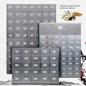 Anti- Corrosion Customizable Traditional Chinese Medicine Cabinet | Large Capacity With Adjustable Shelves for Herbs and Remedies thumbnail-1
