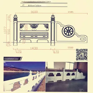 Concrete Stone Imitation Railing Molds, Manufacturers of Wood Grain Imitation River Channel Fence Molds thumbnail-2
