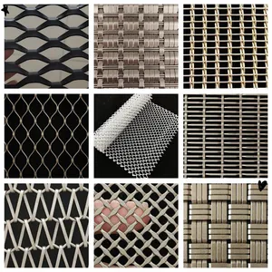 Aluminum Alloy Decorative Wire Mesh for Lightweight Ceiling Systems thumbnail-1