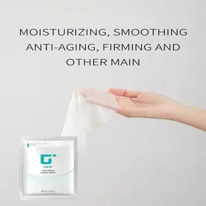 High Quality Collagen Real Deep Mask Hydrating Pore Firming Pores Shrinking Wrinkle Facial Collagen Mask thumbnail-3