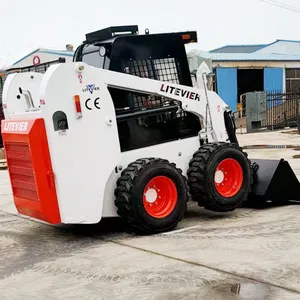 Seat-type Skid Loader Rated Load Capacity: 800 kg Remote-controlled Loader, Xinchai Engine thumbnail-3
