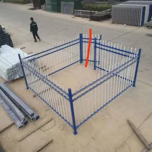 2.0mm Thick Zinc Steel Fence, 3m Length, 100x50mm Tube, Electro-Galvanized Surface thumbnail-5