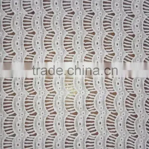 Cotton Lace Fabric Embroidery Flower Full Garment Accessory For Clothing thumbnail-6