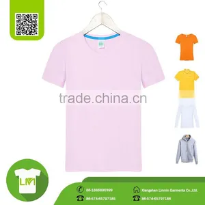 Orange Solid Color Blank t Shirt, Cotton Men's Summer Exercise Loose Sports T-shirt thumbnail-3