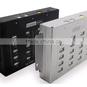 Industrial Grade 20 Port USB HUB Dual USB3.0 Adapter Industrial Class Production thumbnail-4
