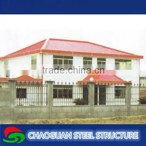 China Prefabricated Villa Used for Economic EPS Sandwich Panels and Pvc Exterior Decoration Panel for Sale thumbnail-1