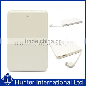 Printed Small Size 4000 Mah Slim Power Bank thumbnail-1