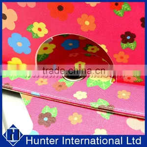 Printed Flower Universal 8" Rotating Tablet Case thumbnail-5